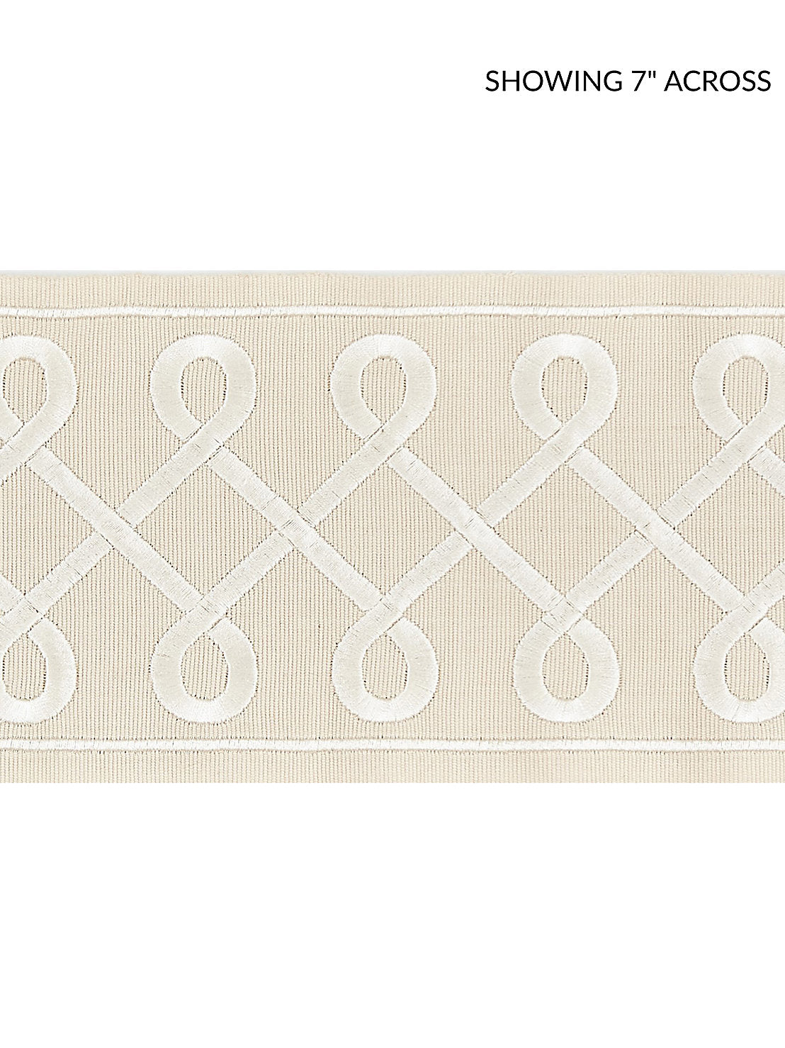 Soutache Embroidered Tape - Sand - Scalamandre Trim