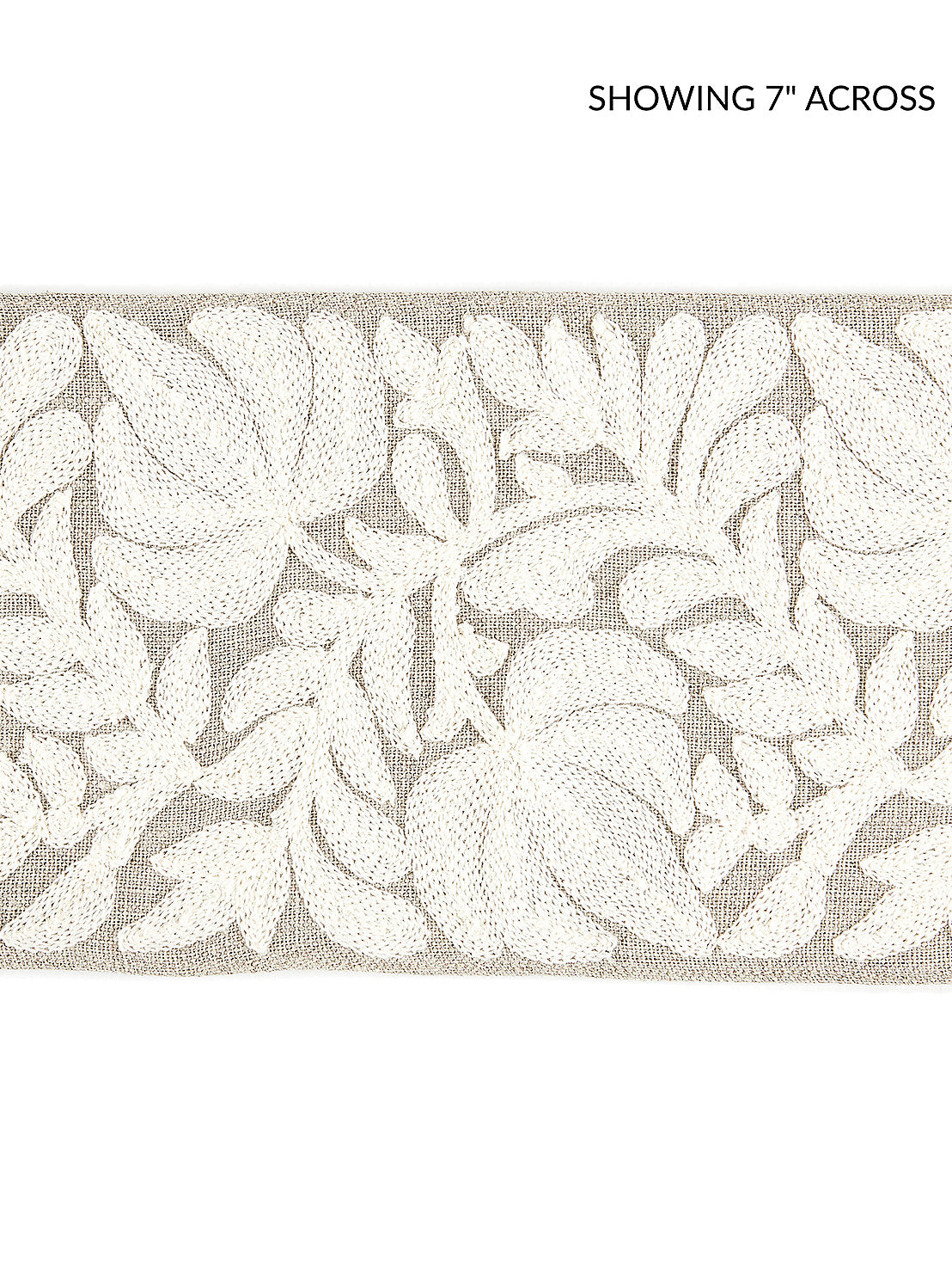 Coventry Embroidered Tape - Flax - Scalamandre Trim