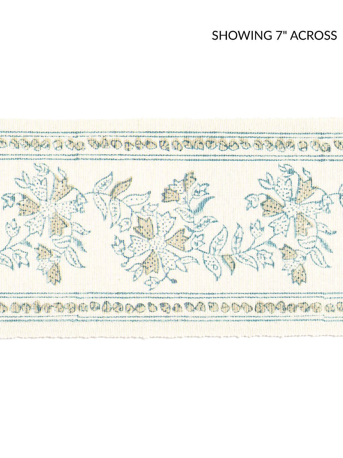 Citra Block Print Tape - Misty Island - Scalamandre Trim