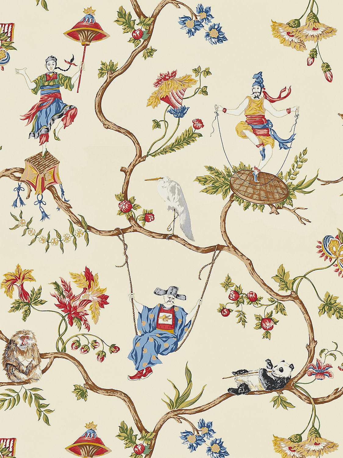 Ming Circus - Multi On Beige