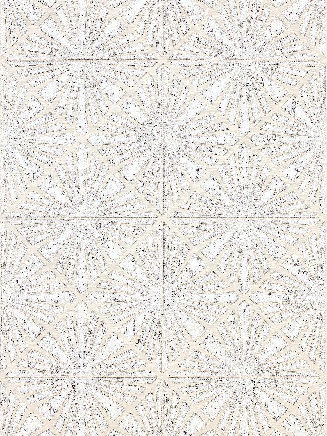 Milan Diamond Grasscloth - Parchment