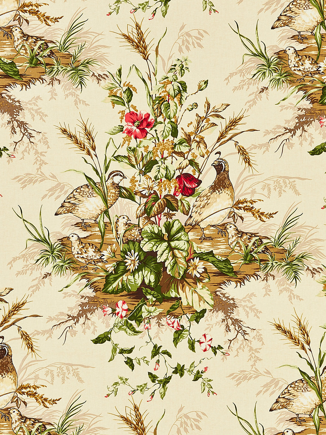 Edwin'S Covey Linen Print - Multi On Sisal