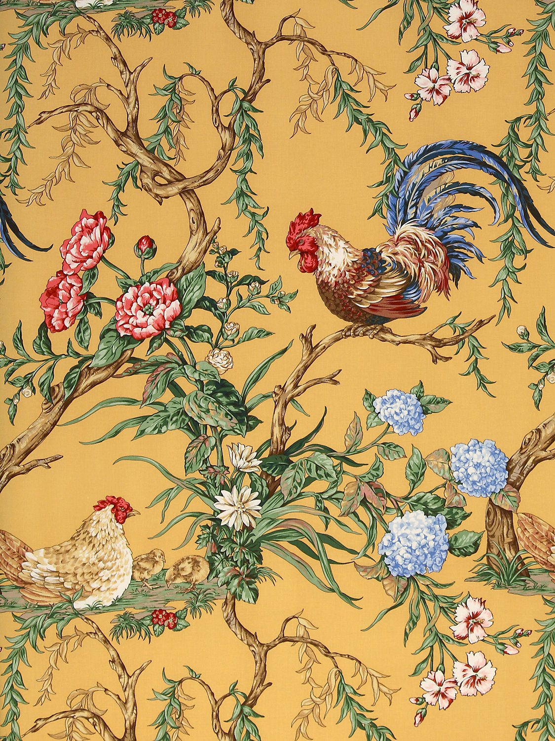 Chanticleer - Mustard - Scalamandre Fabric