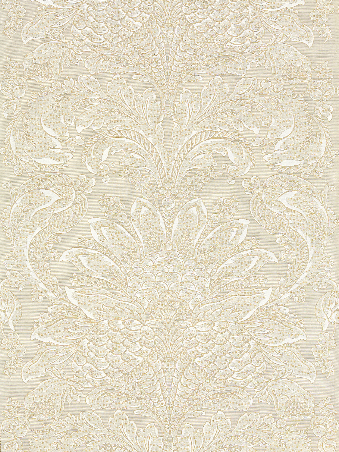 Carlotta Damask - Fog - Scalamandre Fabric