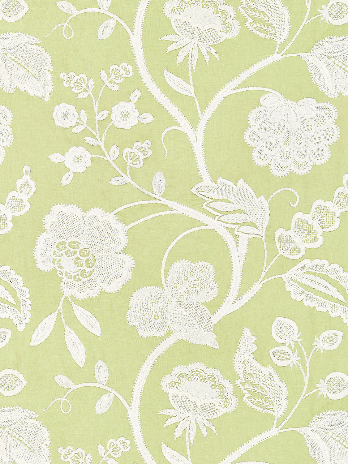 Kensington Embroidery - Celery