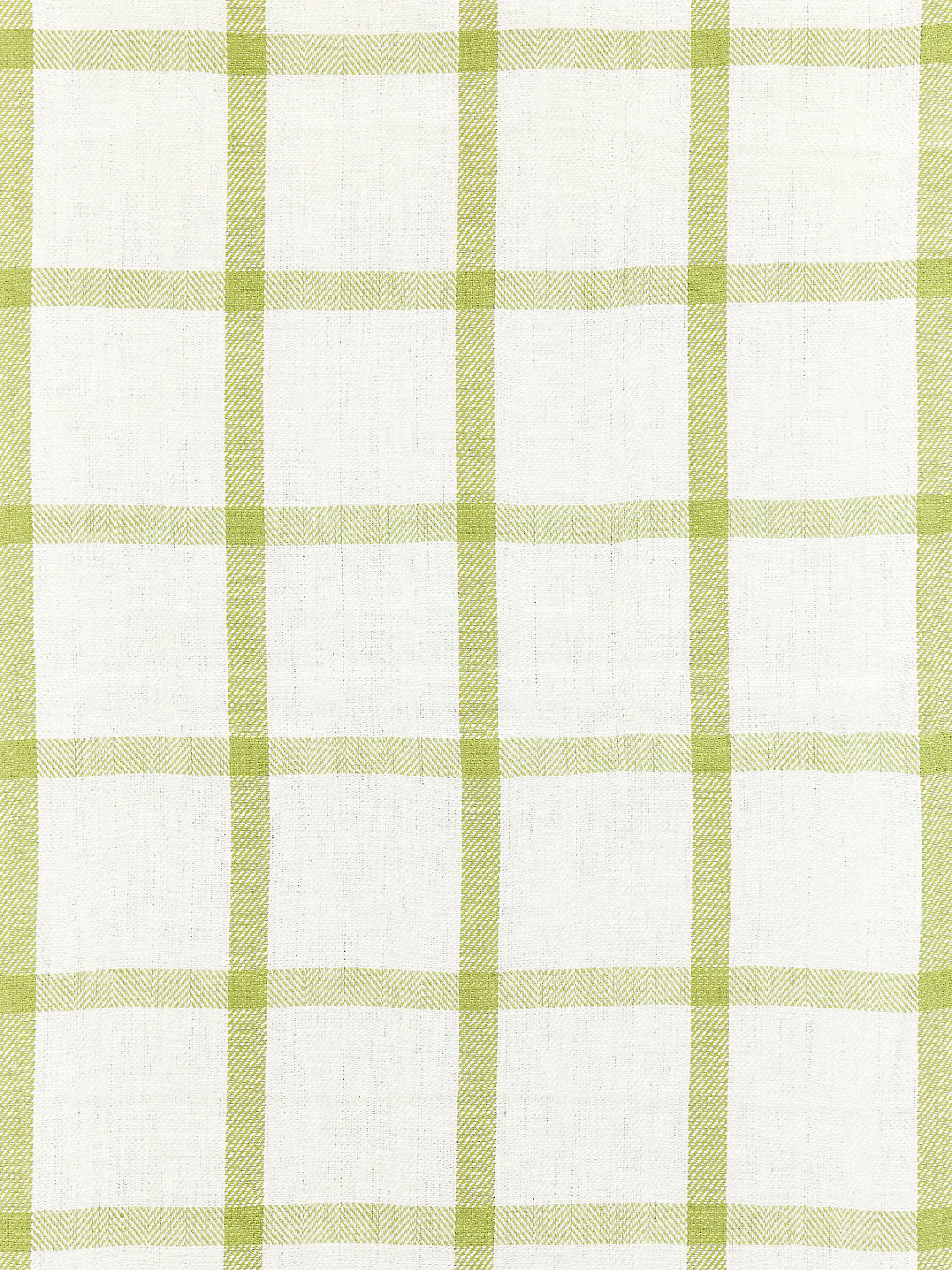 Wilton Linen Check - Green Tea - Scalamandre Fabric