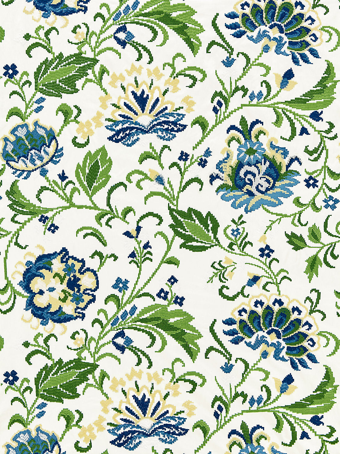 Delphine Embroidery - Jardin - Scalamandre Fabric