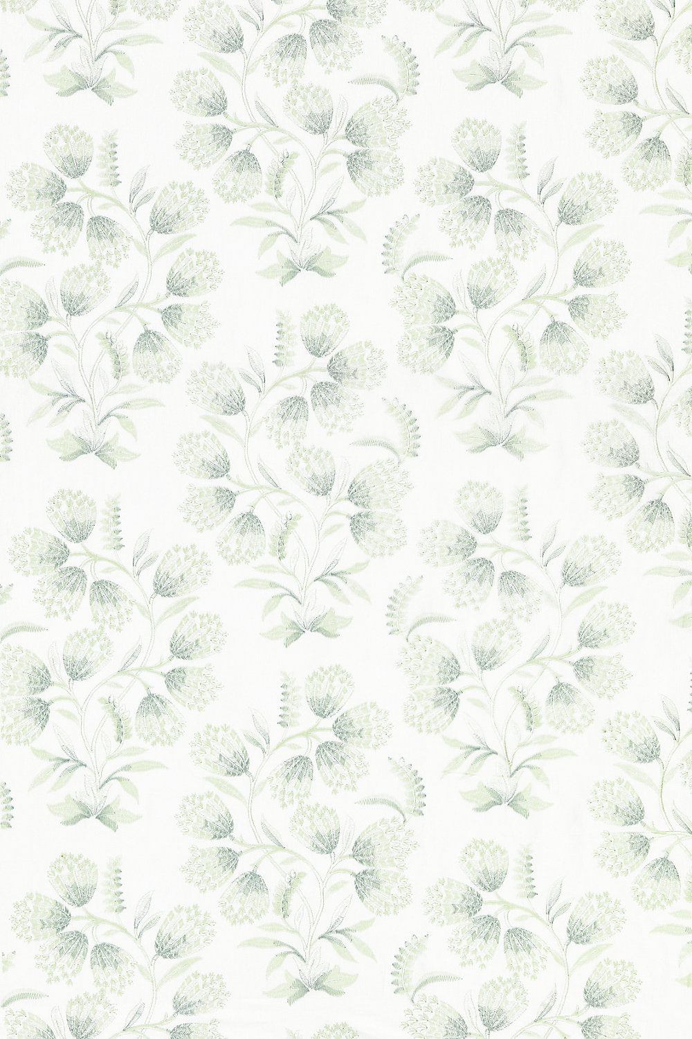 Hana Embroidery - Eucalyptus - Scalamandre Fabric