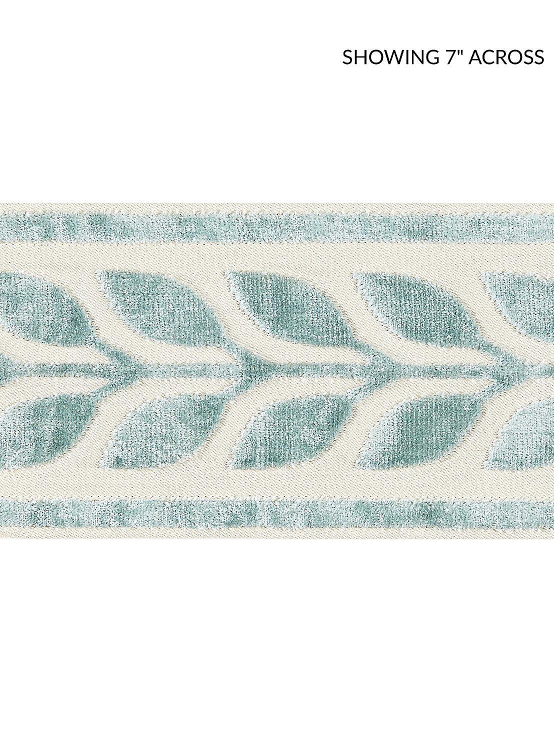 Vigne Velvet Tape - Aquamarine - Scalamandre Trim
