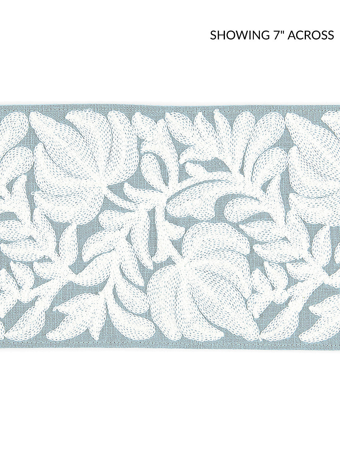 Coventry Embroidered Tape - Sky - Scalamandre Trim