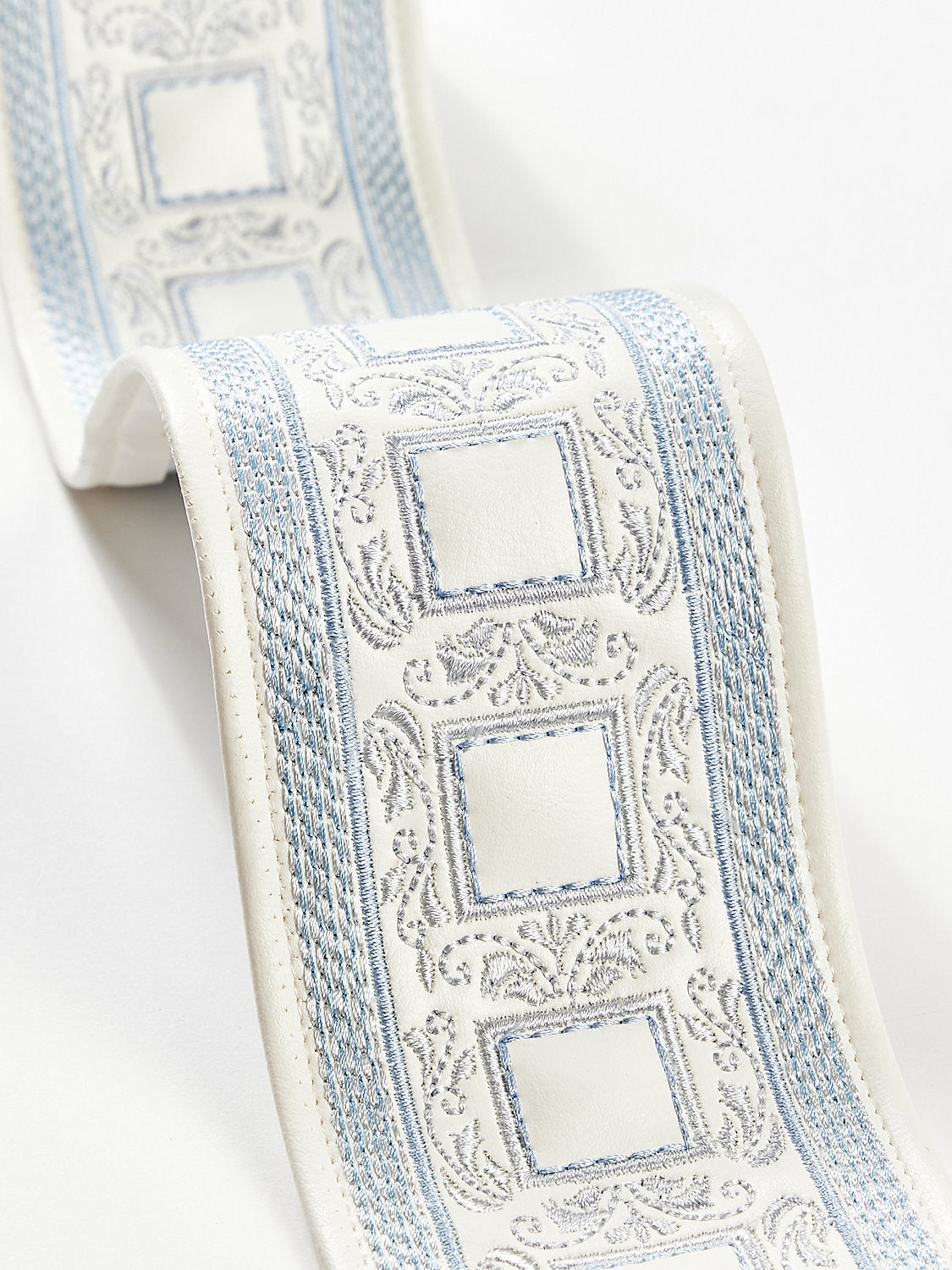 Archduke Embroidered Tape - Sky
