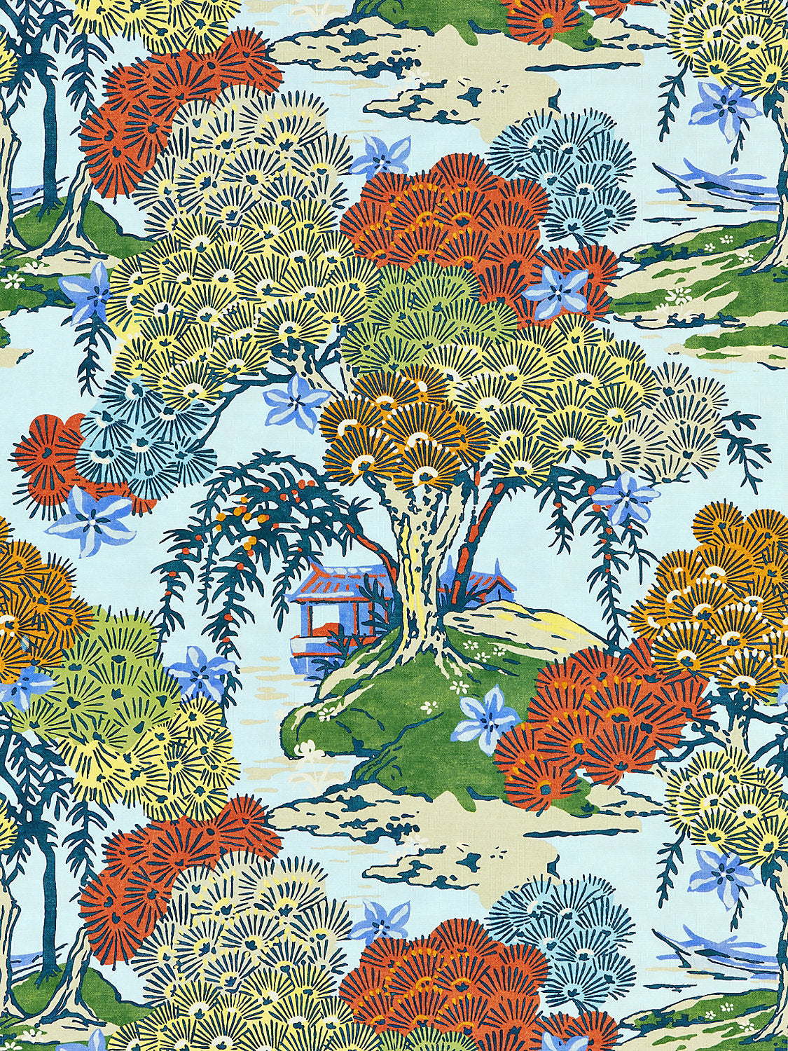 Sea Of Trees Print - Kaleidescope