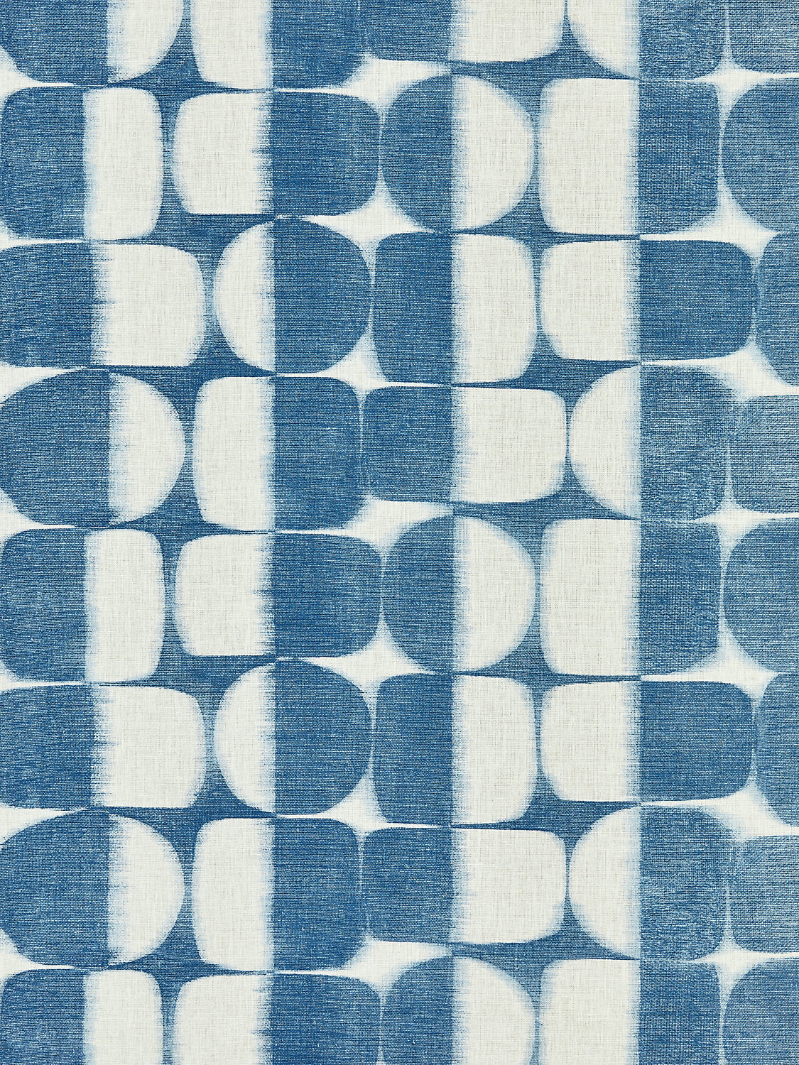 Rift Linen Print - Blueprint