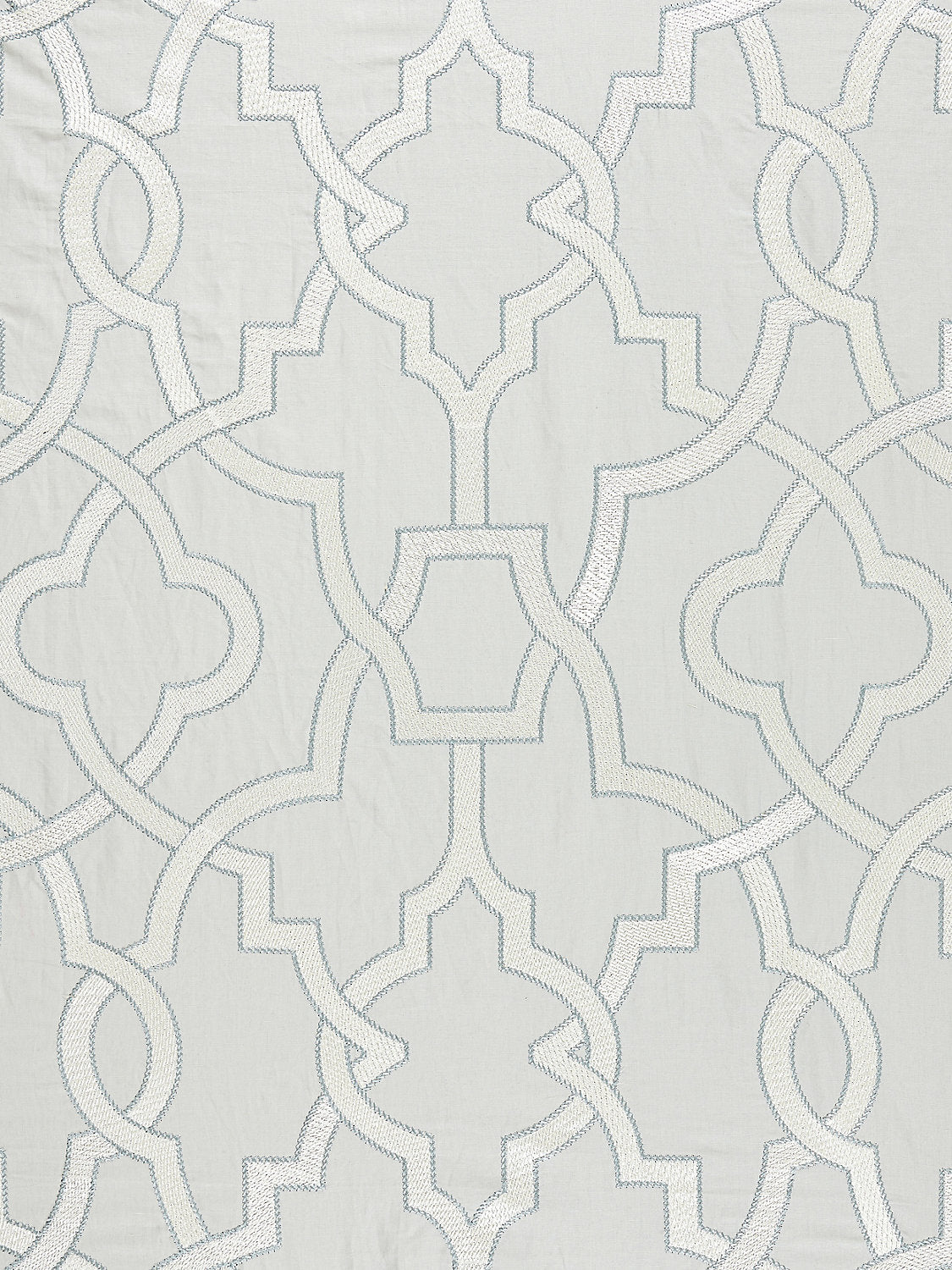 Damascus Embroidery - Pearl Grey