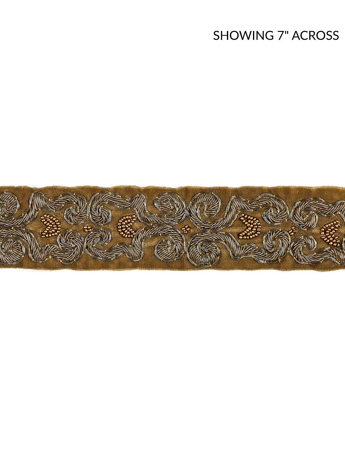 Zardozi Velvet Tape - Burnished Gold