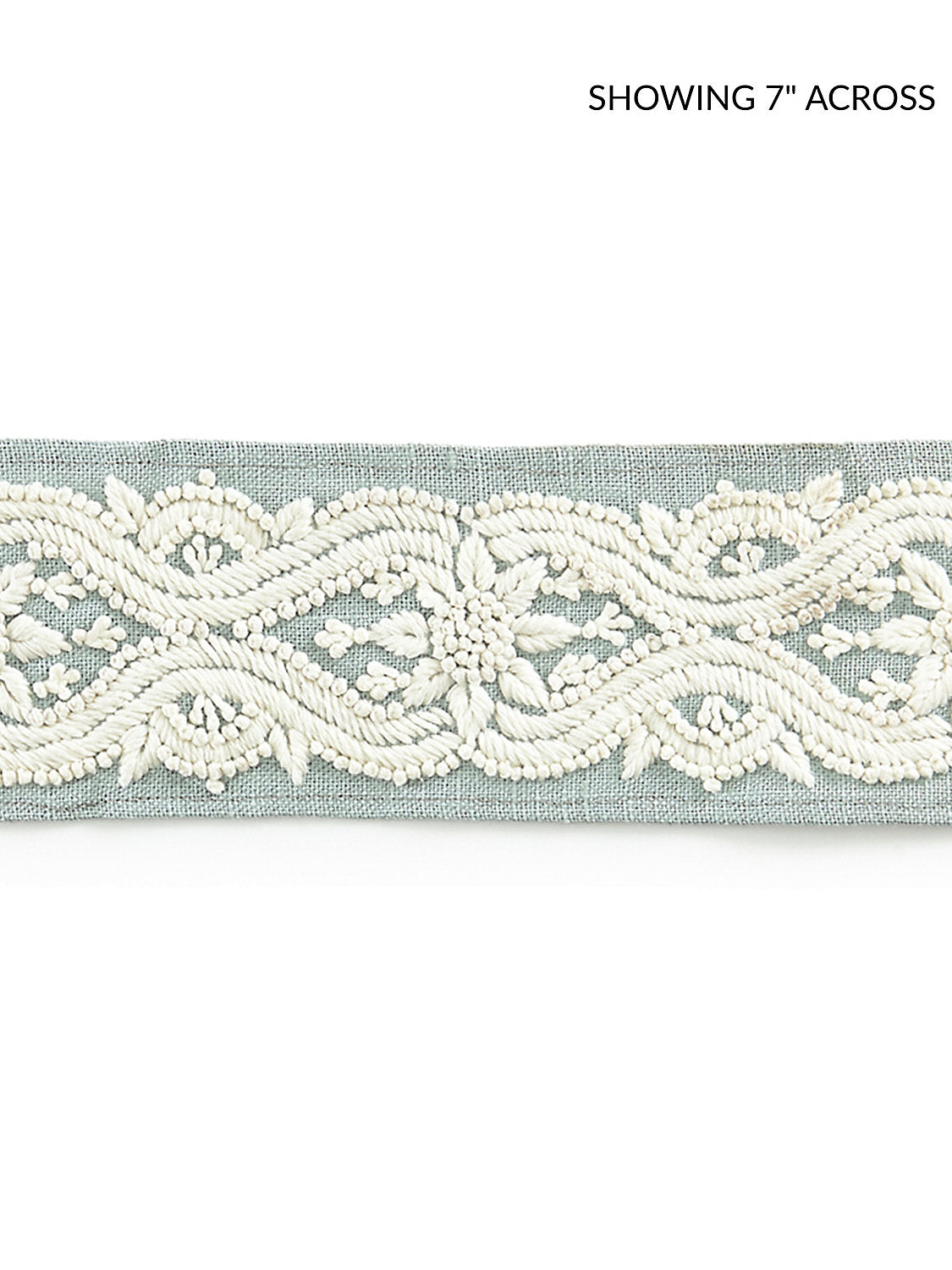 Linnea Embroidered Tape - Skylight - Scalamandre Trim