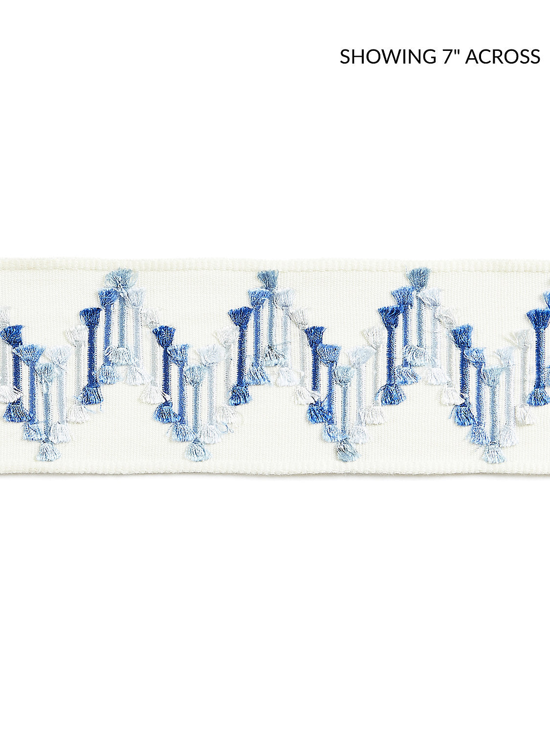 Sayuri Embroidered Tape - Blue Jay