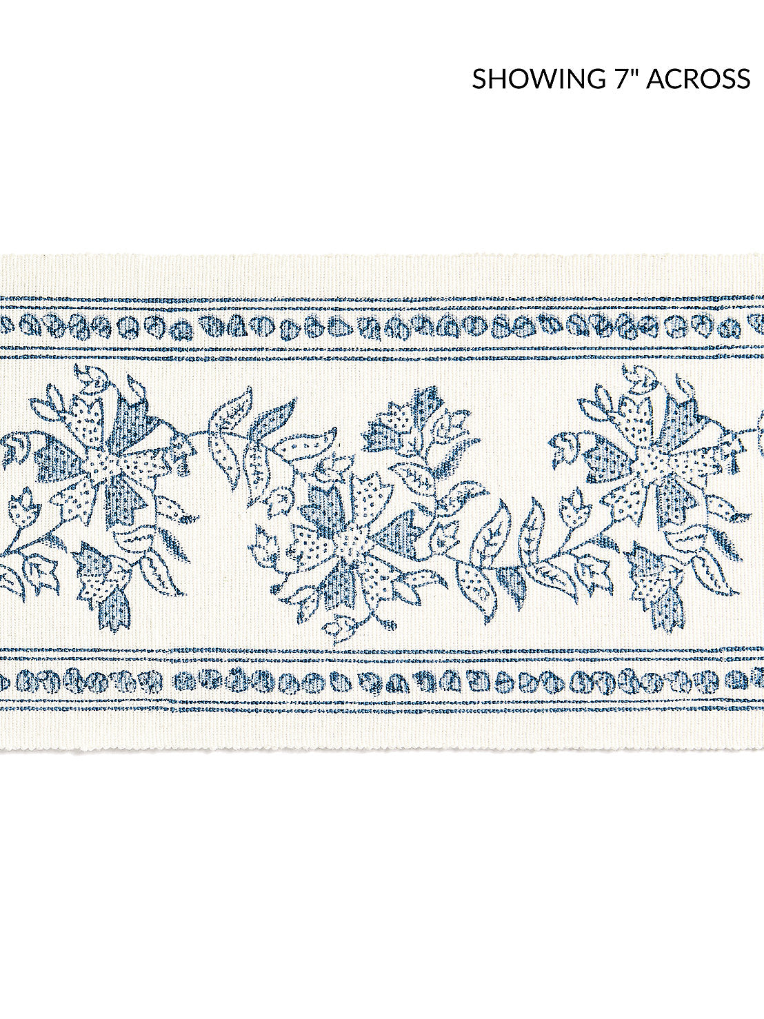 Citra Block Print Tape - Lakeside - Scalamandre Trim