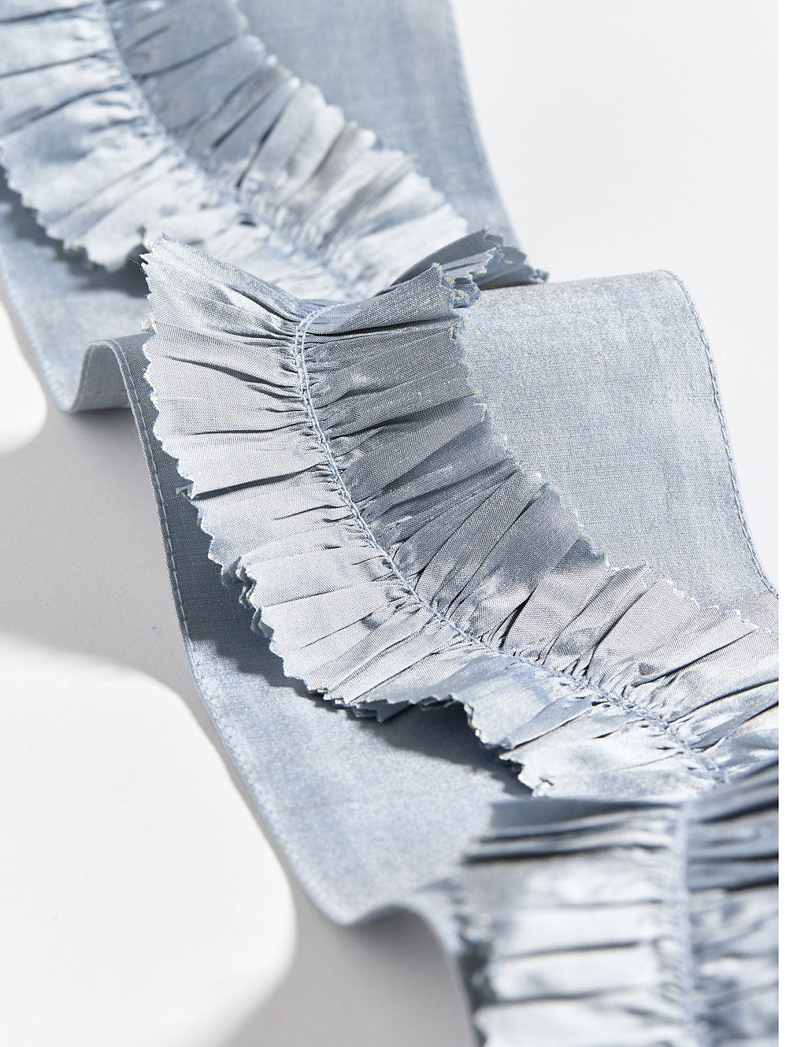 Ruffle Tape - Ice Blue - Scalamandre Trim
