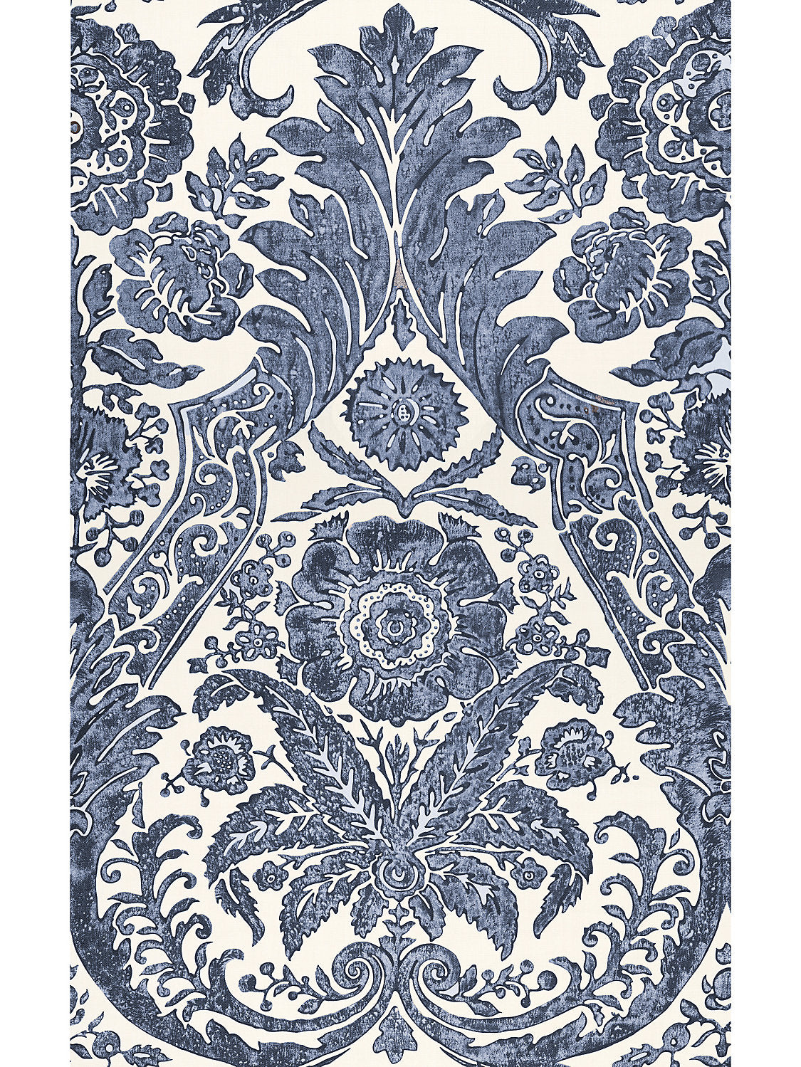Luciana Damask Print - Denim