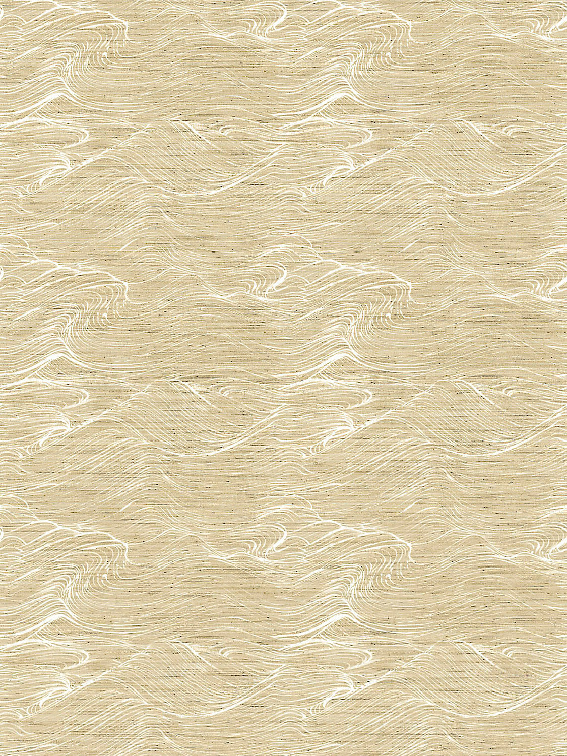 Shikoku - Straw - Scalamandre Wallpaper