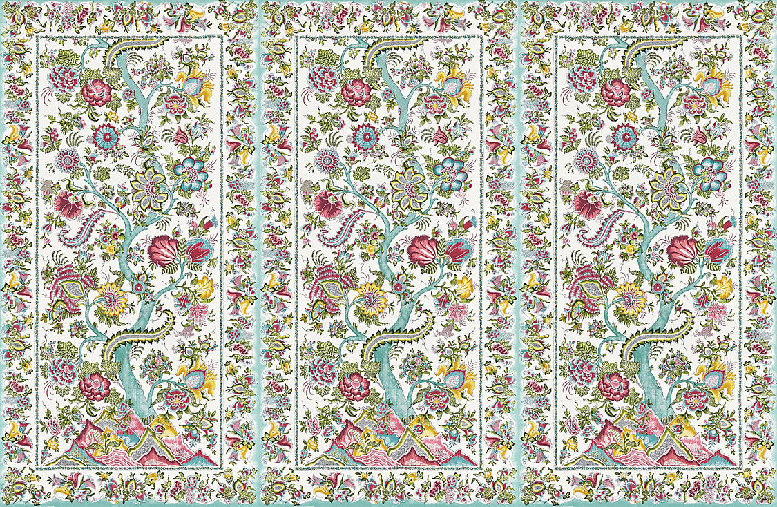Metropolitan Palampore | Mural - Flower Garden