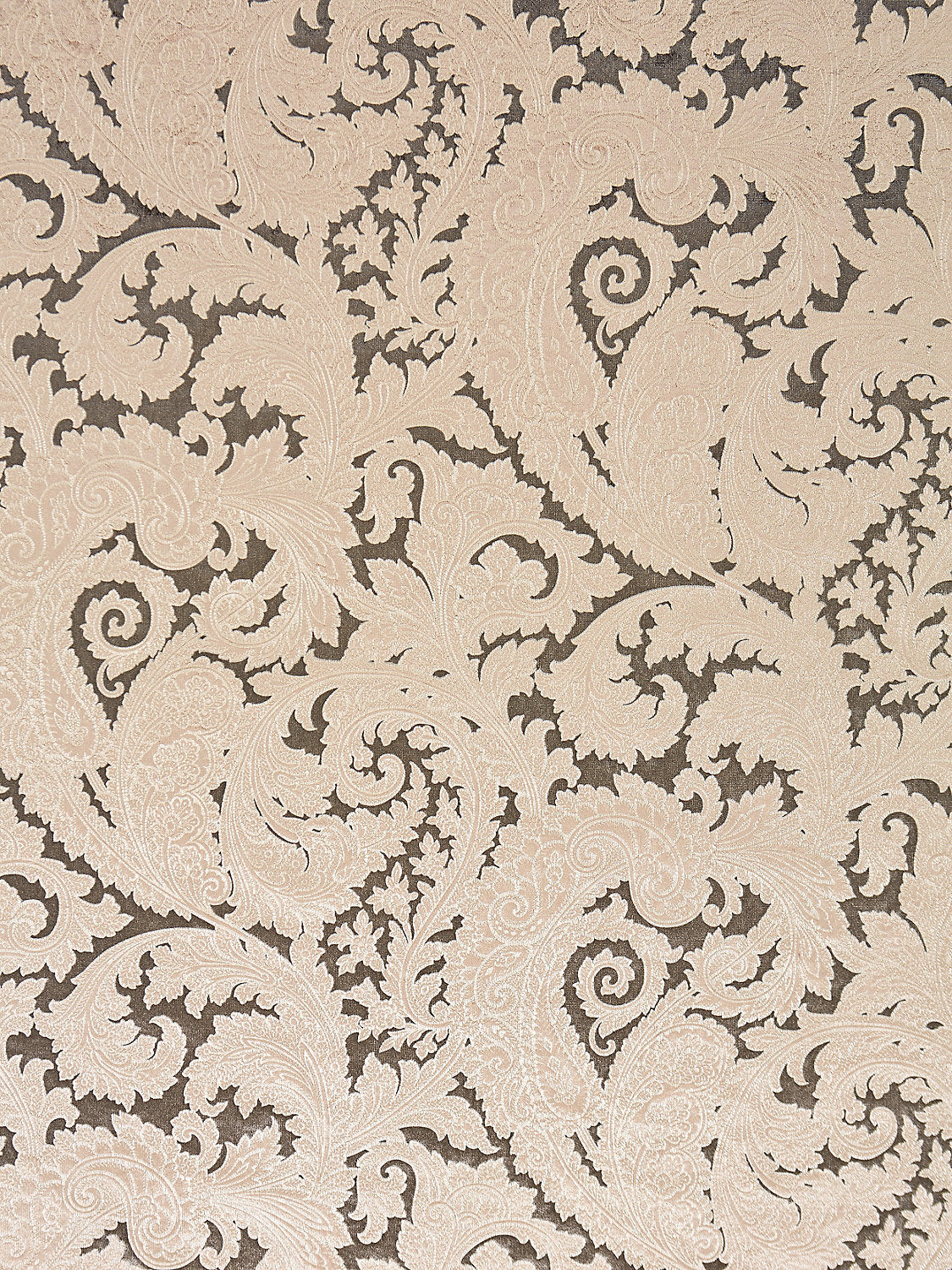 Palermo Velvet Paisley - Pewter