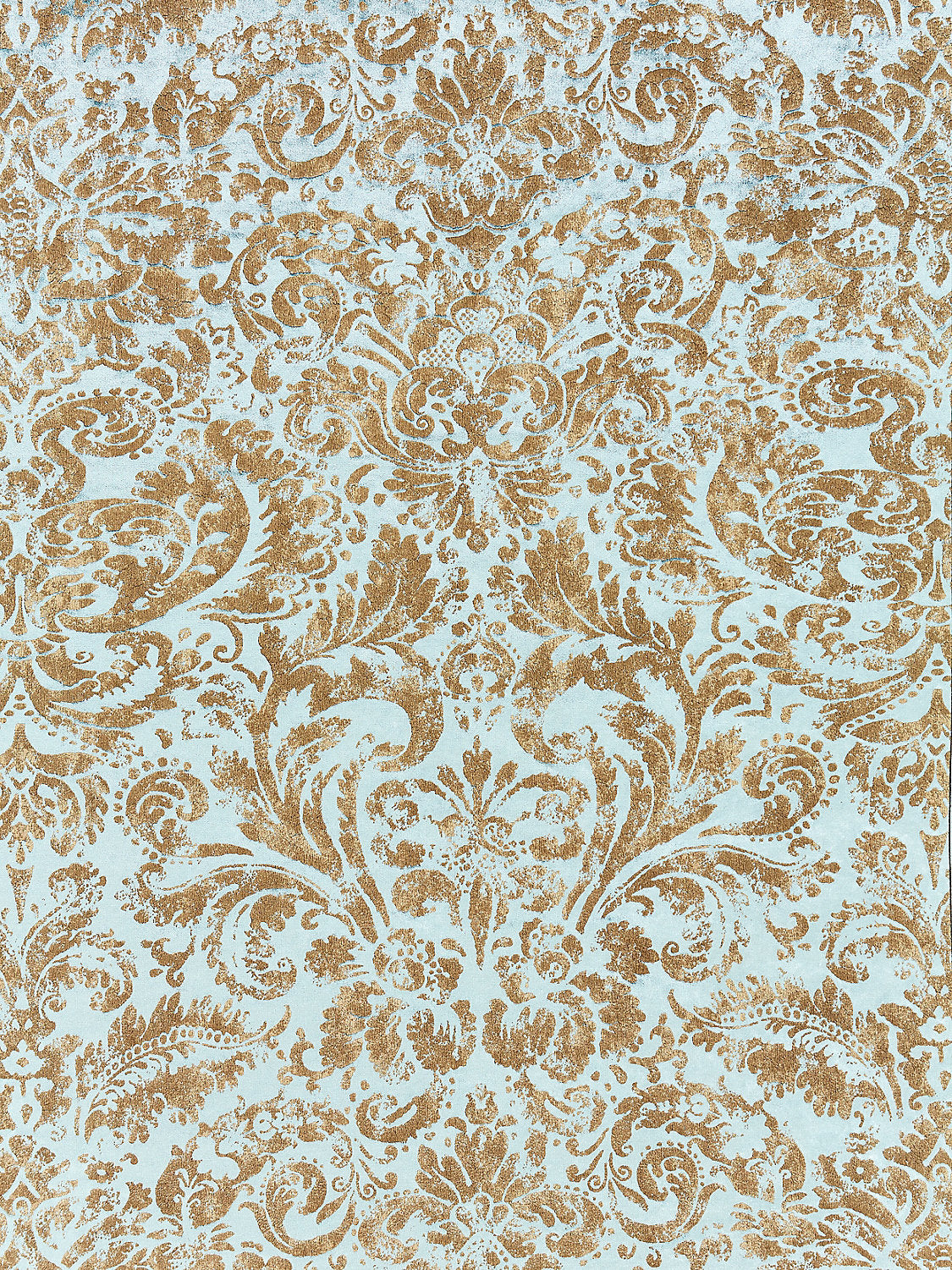 Palladio Velvet Damask - Verdigris - Scalamandre Fabric