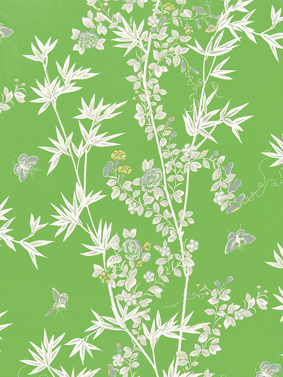 Jardin De Chine Print - Jade