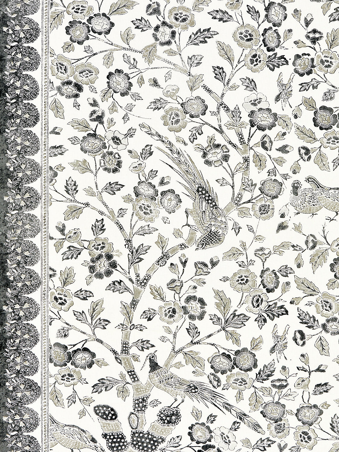 Anissa Print - Truffle - Scalamandre Fabric