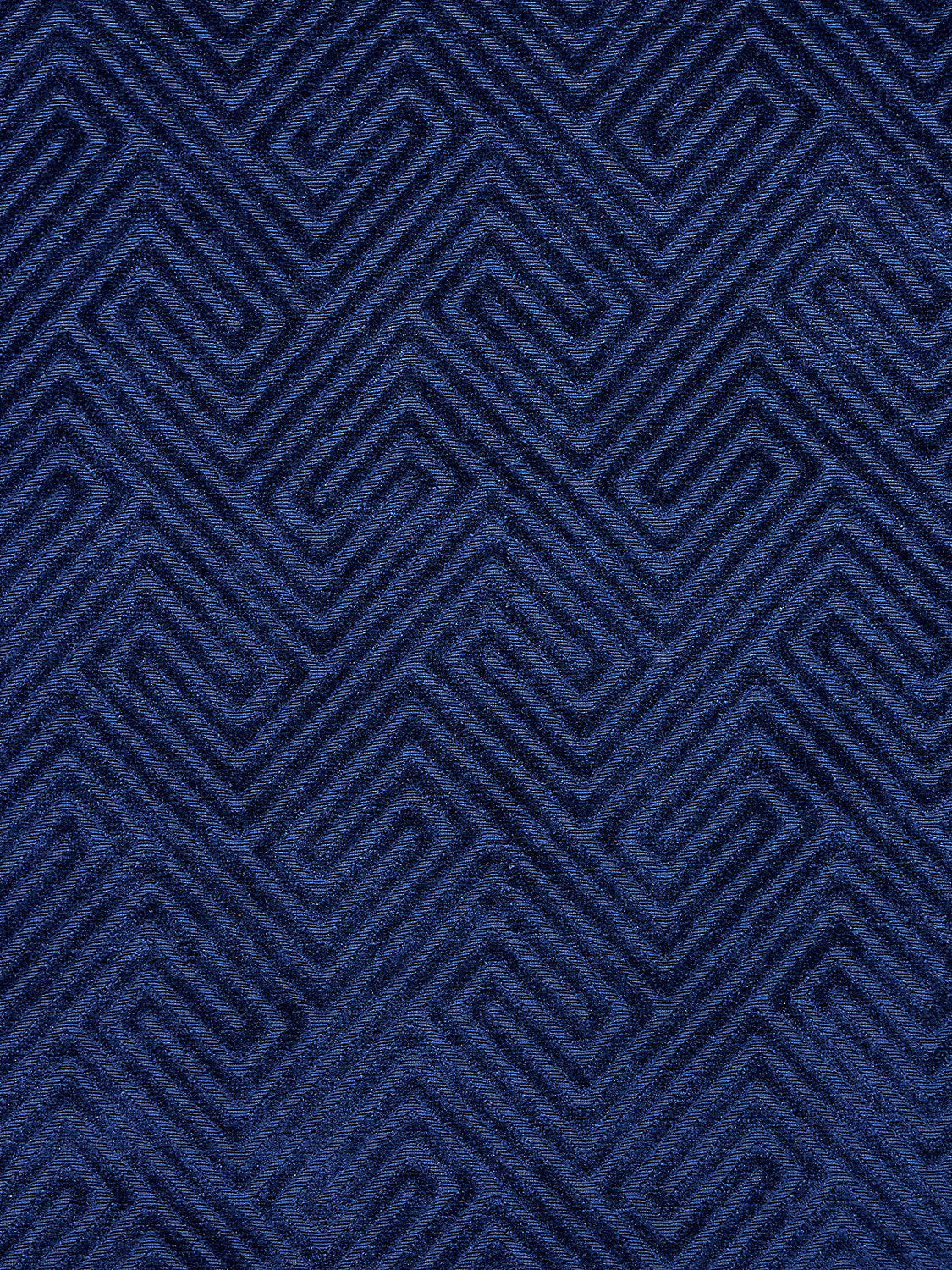 Meander Velvet - Navy - Scalamandre Fabric