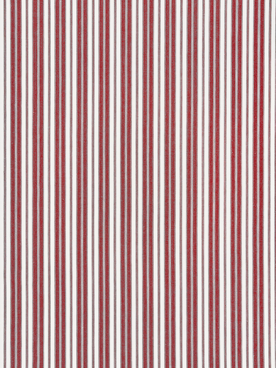 Devon Ticking Stripe - Currant