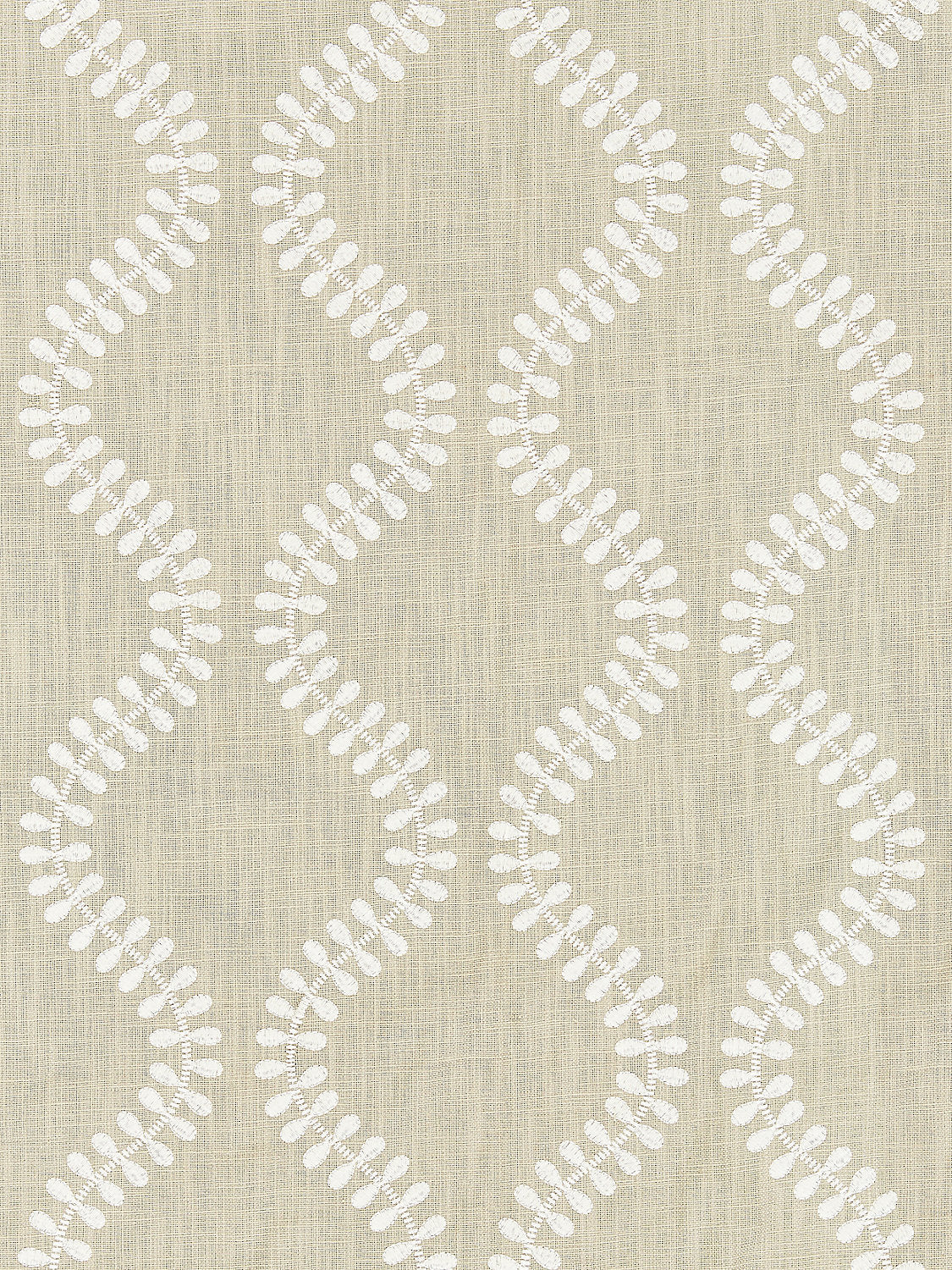 Foglia Embroidery - Flax