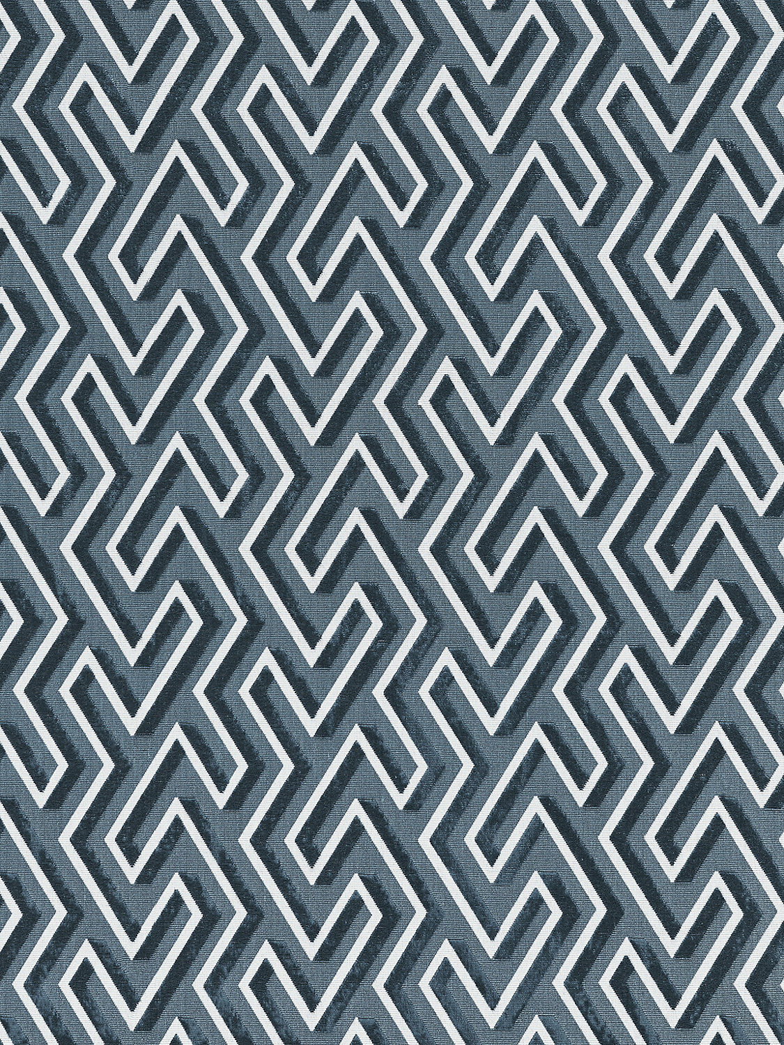 Maze Velvet - Thunder - Scalamandre Fabric