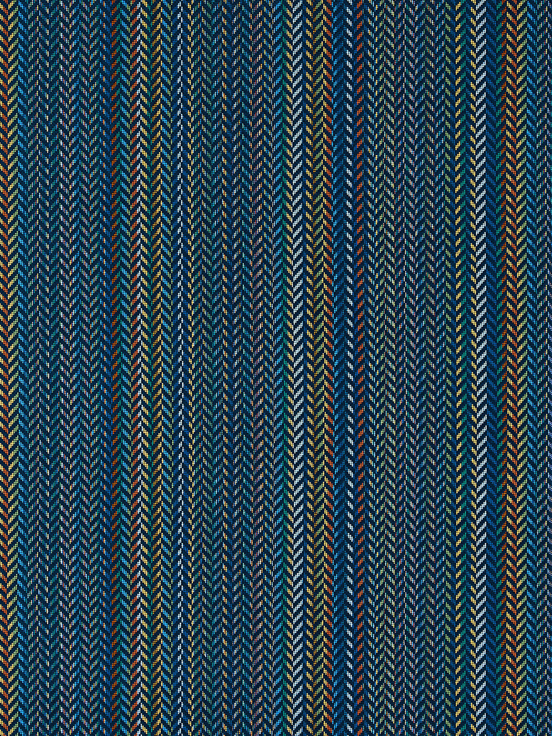 Arrow Stripe - Cobalt - Scalamandre Fabric