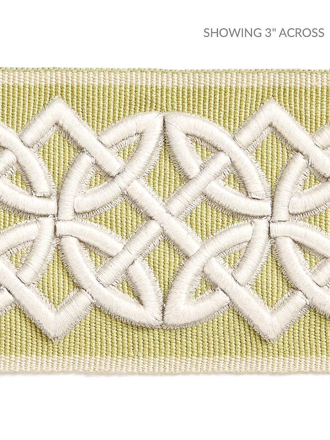 Celtic Embroidered Tape - Lettuce - Scalamandre Trim