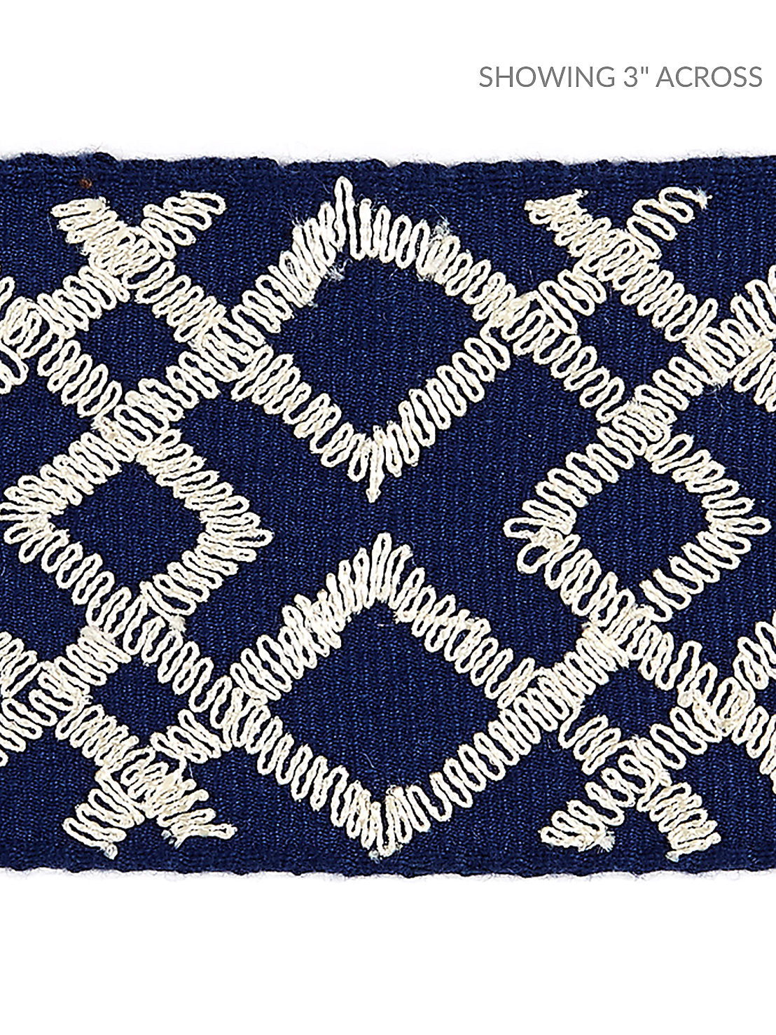 Lattice Tape - Indigo - Scalamandre Trim