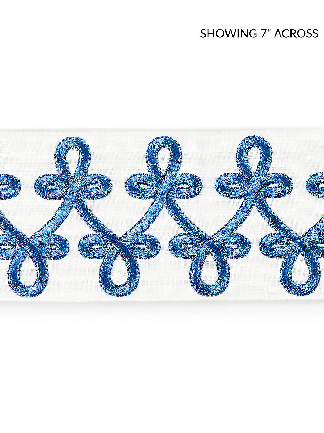 Empress Embroidered Tape - Porcelain - Scalamandre Trim