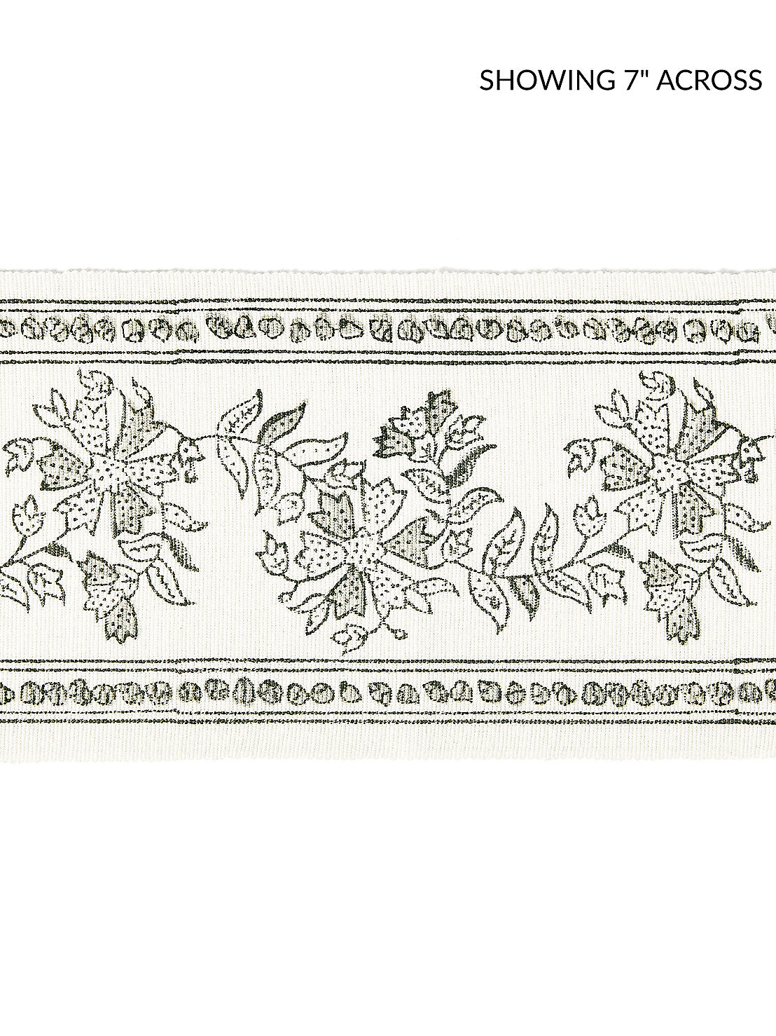 Citra Block Print Tape - Truffle