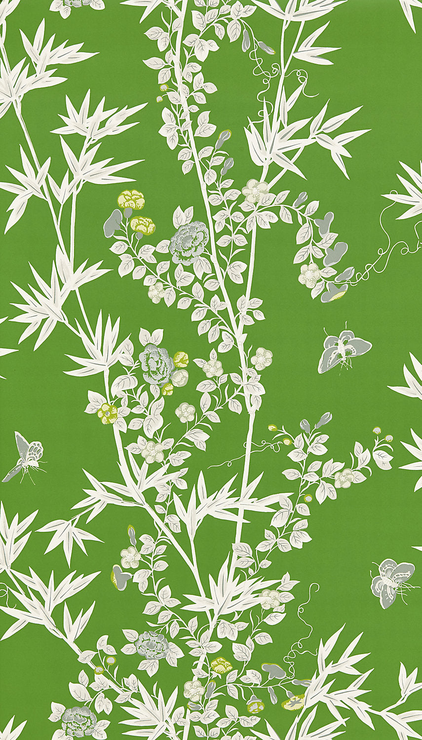 Jardin De Chine - Jade - Scalamandre Wallpaper