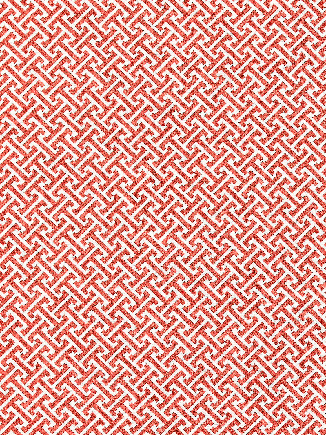 Mandarin Weave - Coral