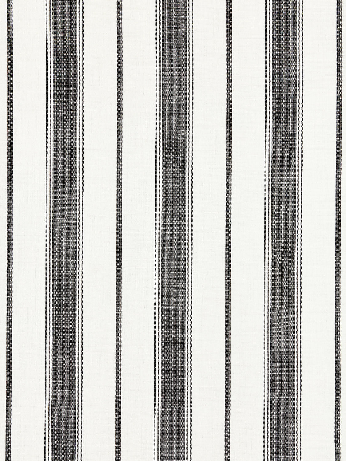 Sconset Stripe - Carbon - Scalamandre Fabric