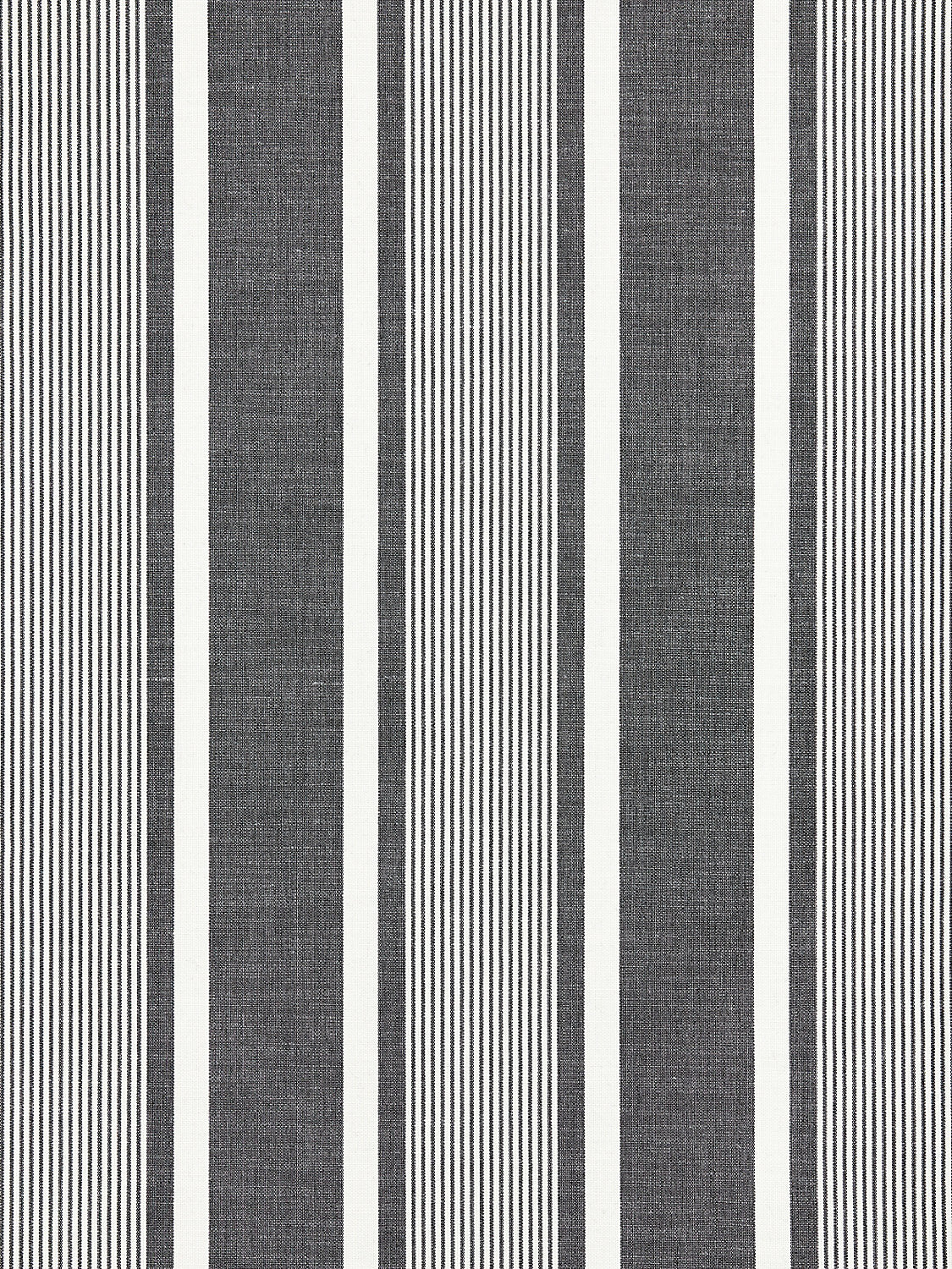 Wellfleet Stripe - Carbon - Scalamandre Fabric