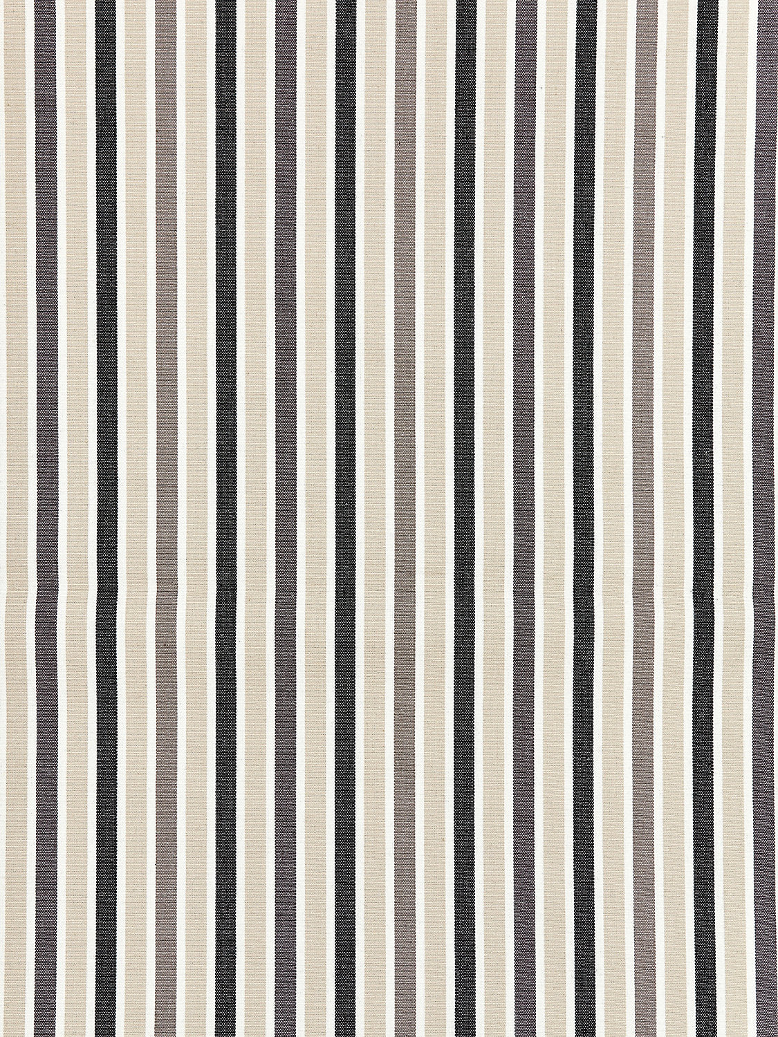 Leeds Cotton Stripe - Stone - Scalamandre Fabric