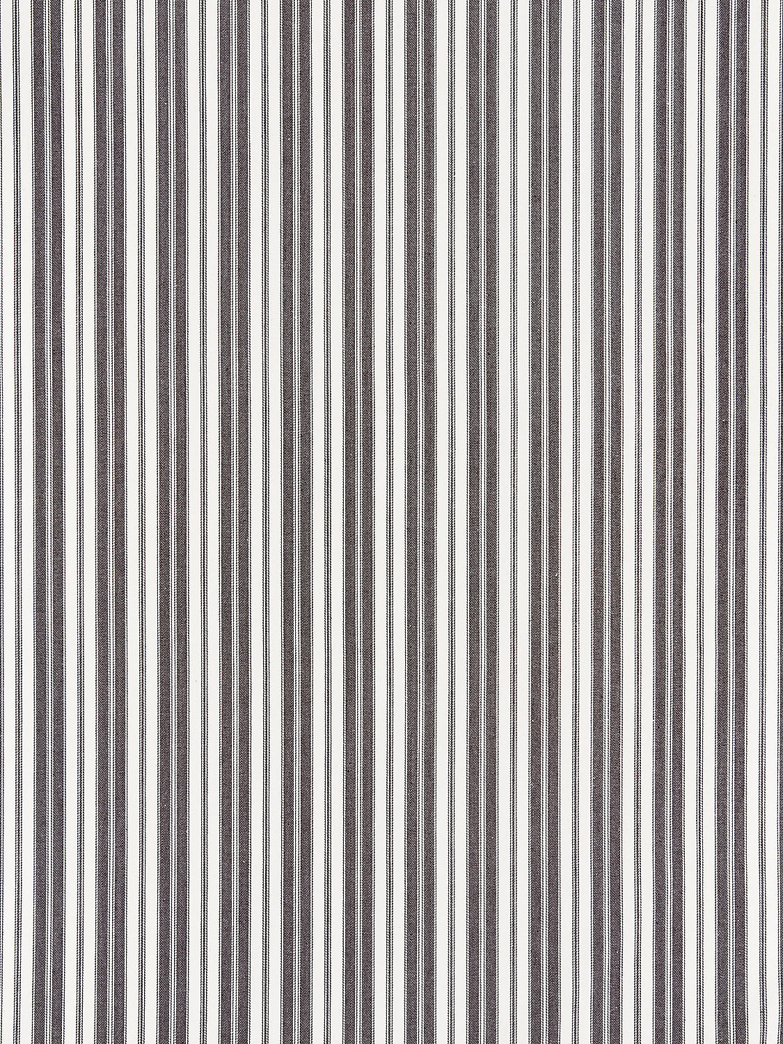 Devon Ticking Stripe - Charcoal - Scalamandre Fabric