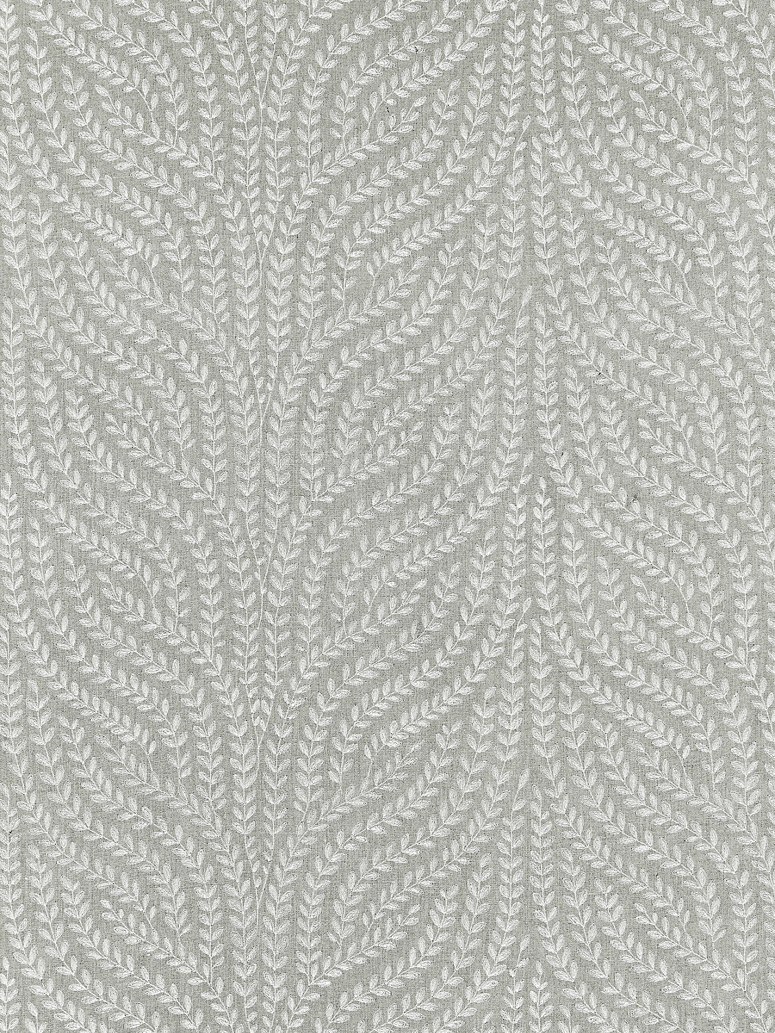 Willow Vine Embroidery - French Grey
