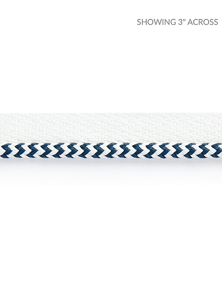Zig Zag Cord - Indigo - Scalamandre Trim