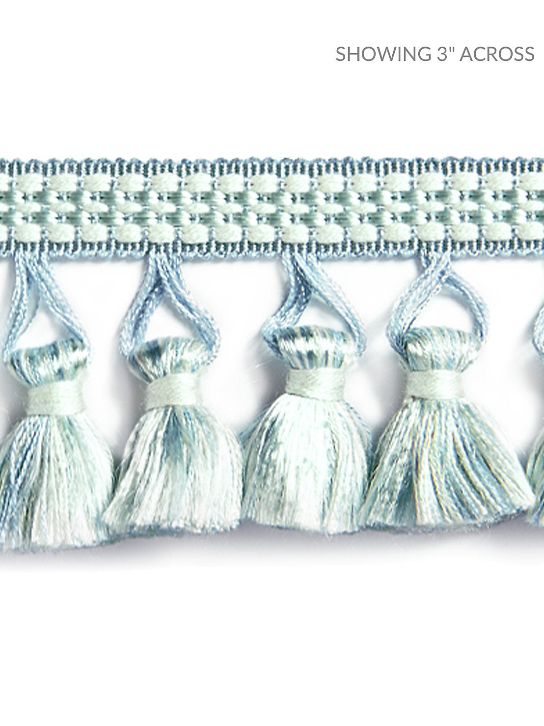 Plaza Tassel Fringe - Seaspray