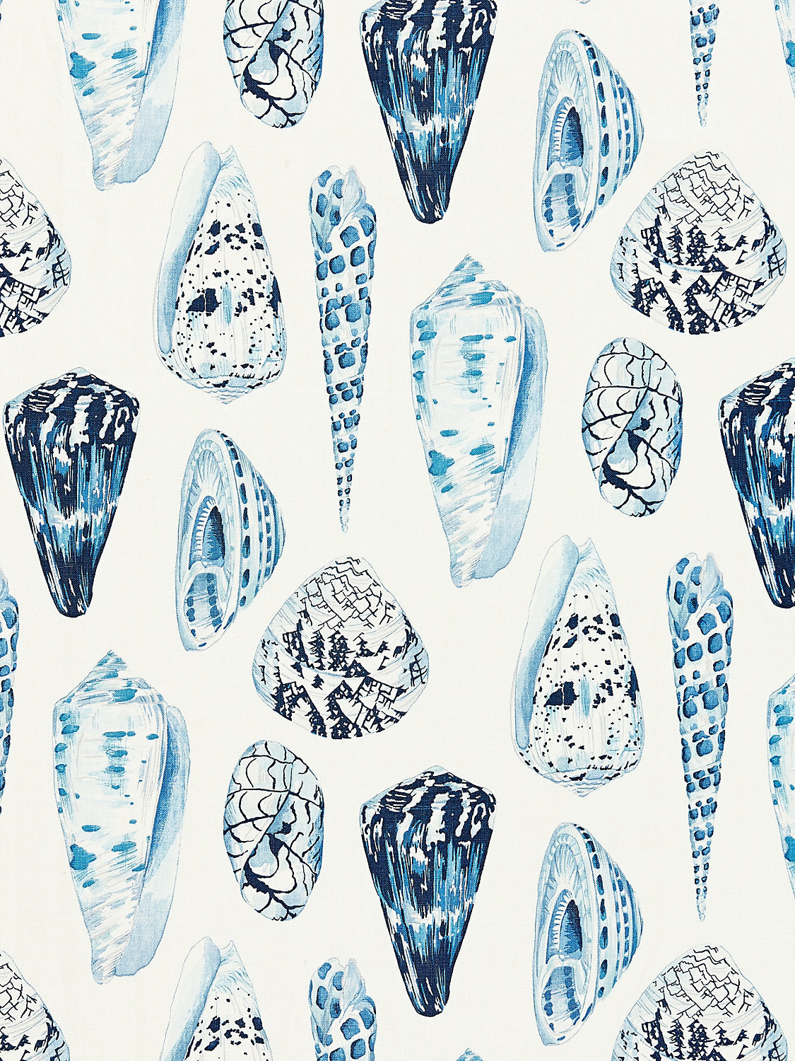 Coquina Linen Print - Porcelain