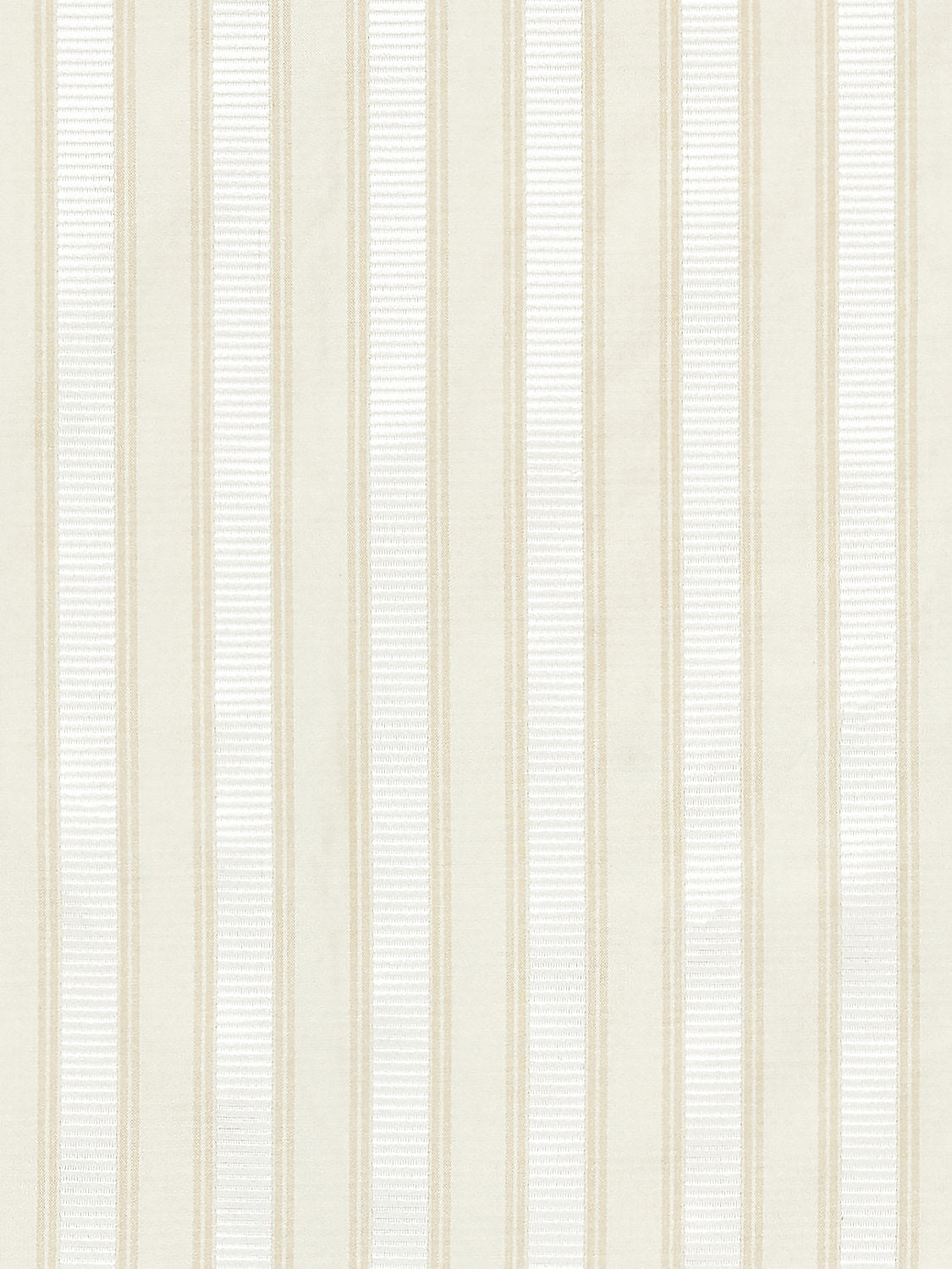Shirred Stripe - Oyster White